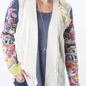 Flying Tomato open front cardigan